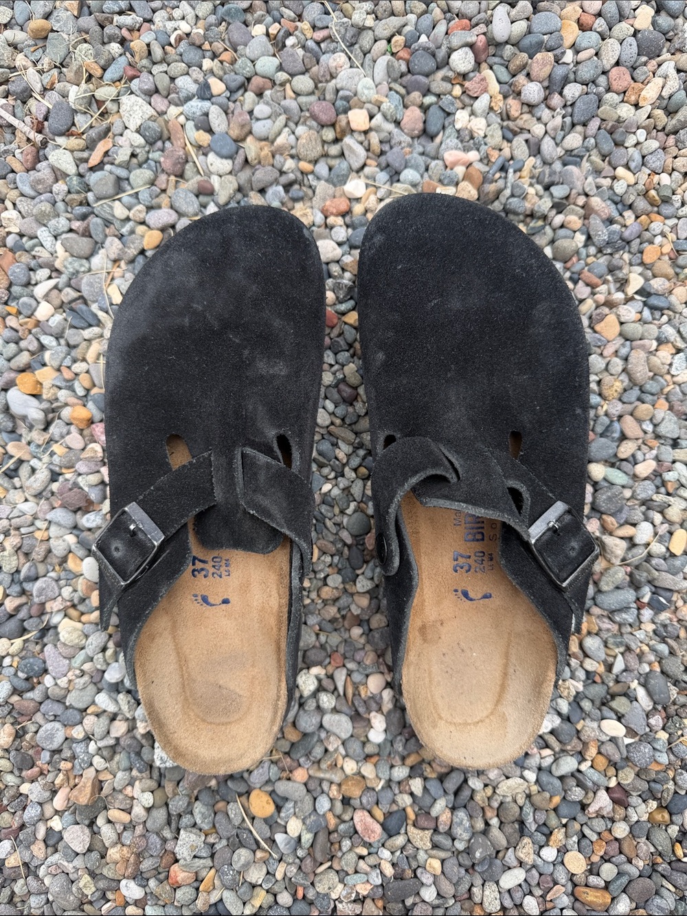 Black Boston Birkenstocks